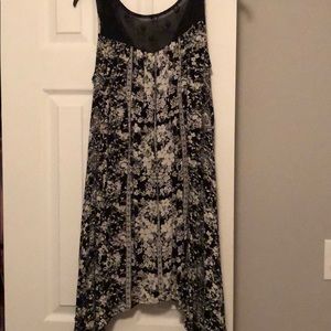 Floral cotton babydoll dress